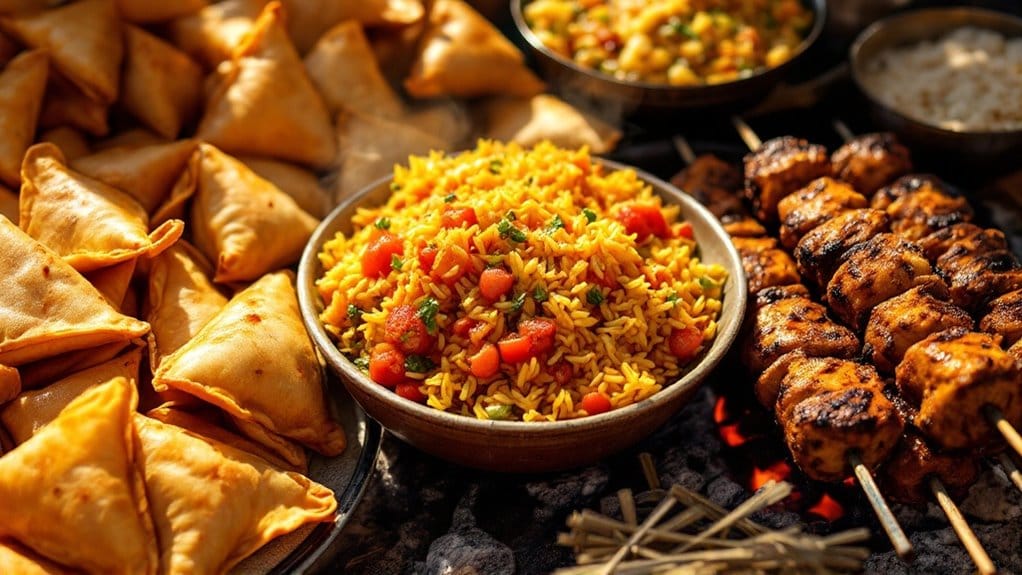 delicious african street snacks