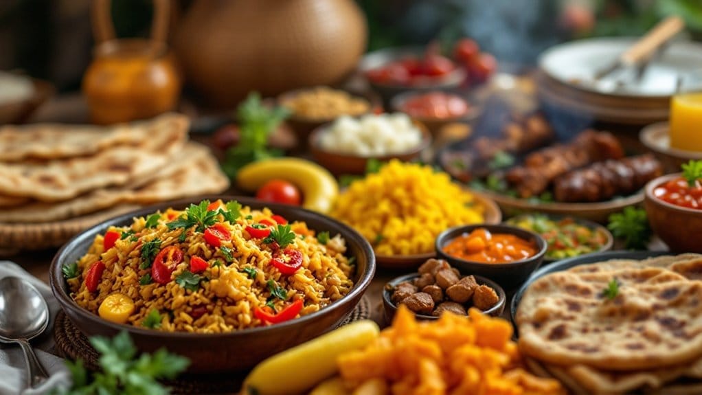 delicious traditional african cuisine