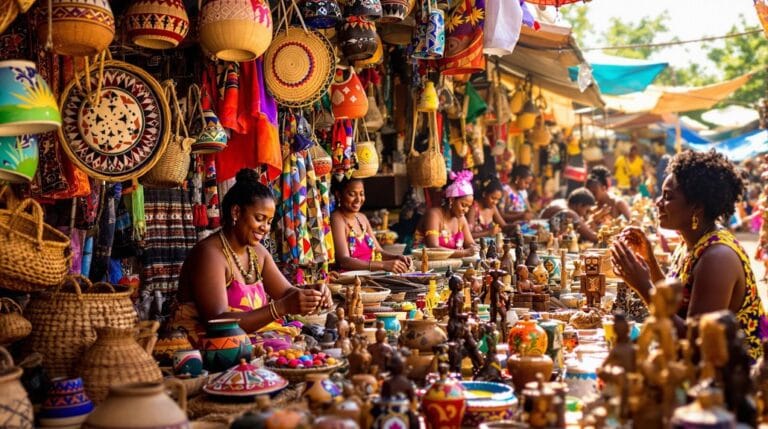 exploring african crafts market
