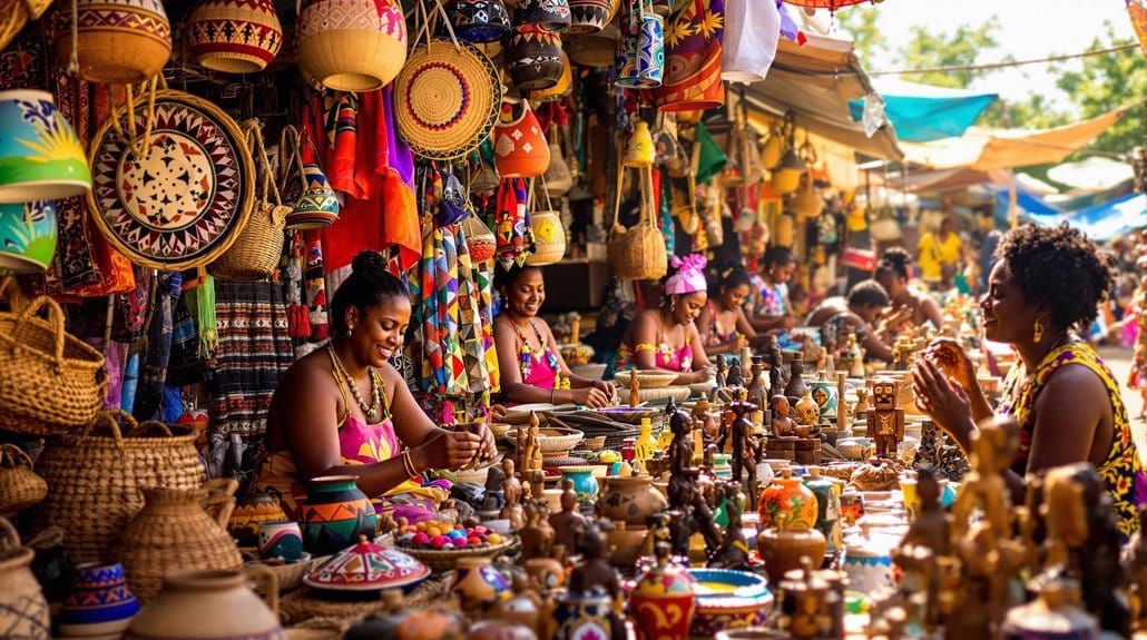 exploring african crafts market