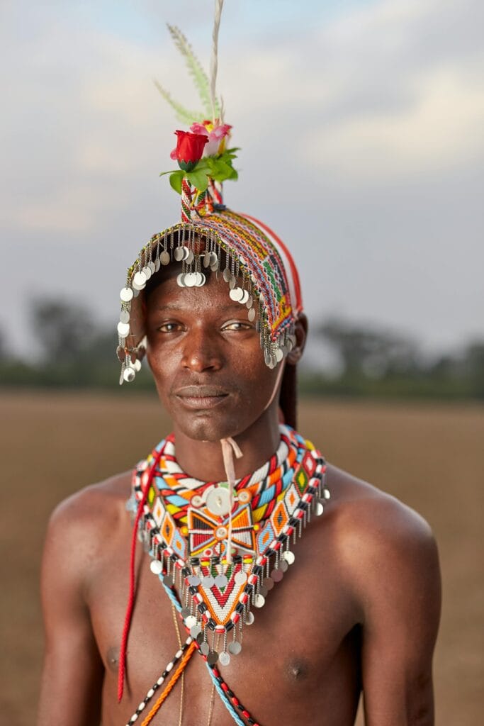 Kenyan Maasai man