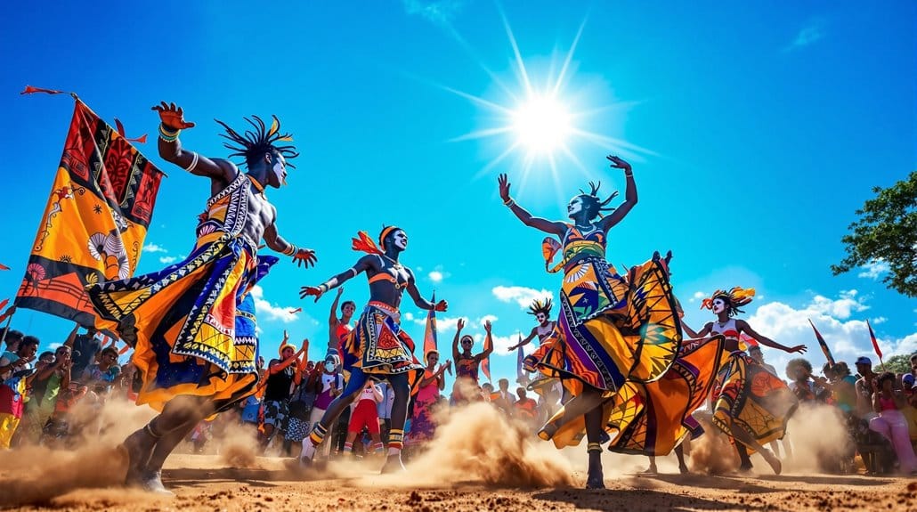 vibrant african tribal celebrations