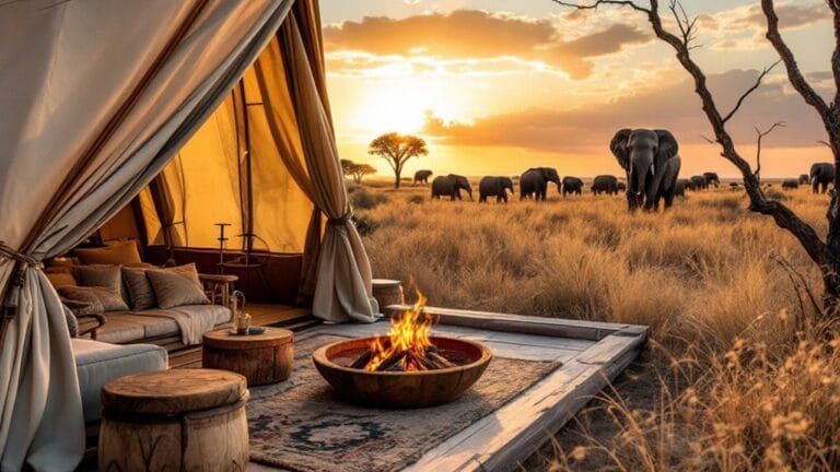 luxury safari camping experience