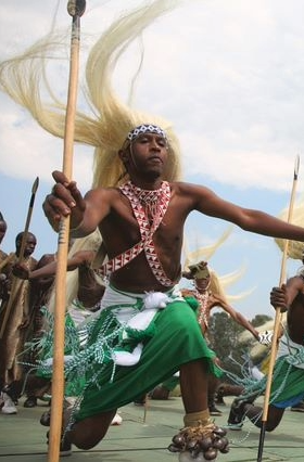 Rwanda traditional dancers